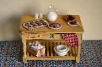 Dollhouse miniature food baking table cookies
