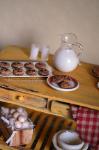 Dollhouse miniature food baking table cookies